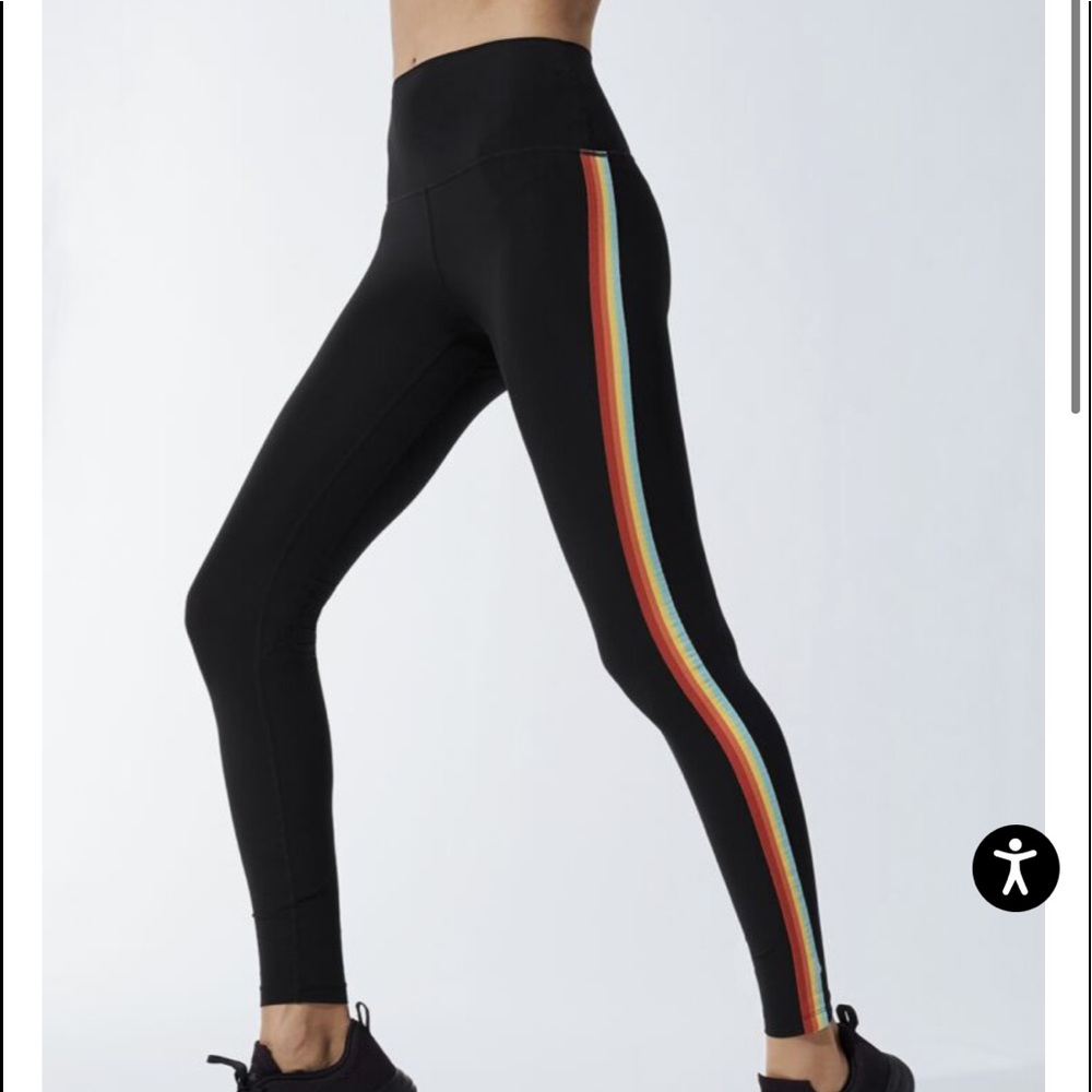 Spiritual Gangster high waist stripe leggings
